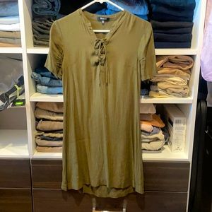 Madewell shirt dress with front tie